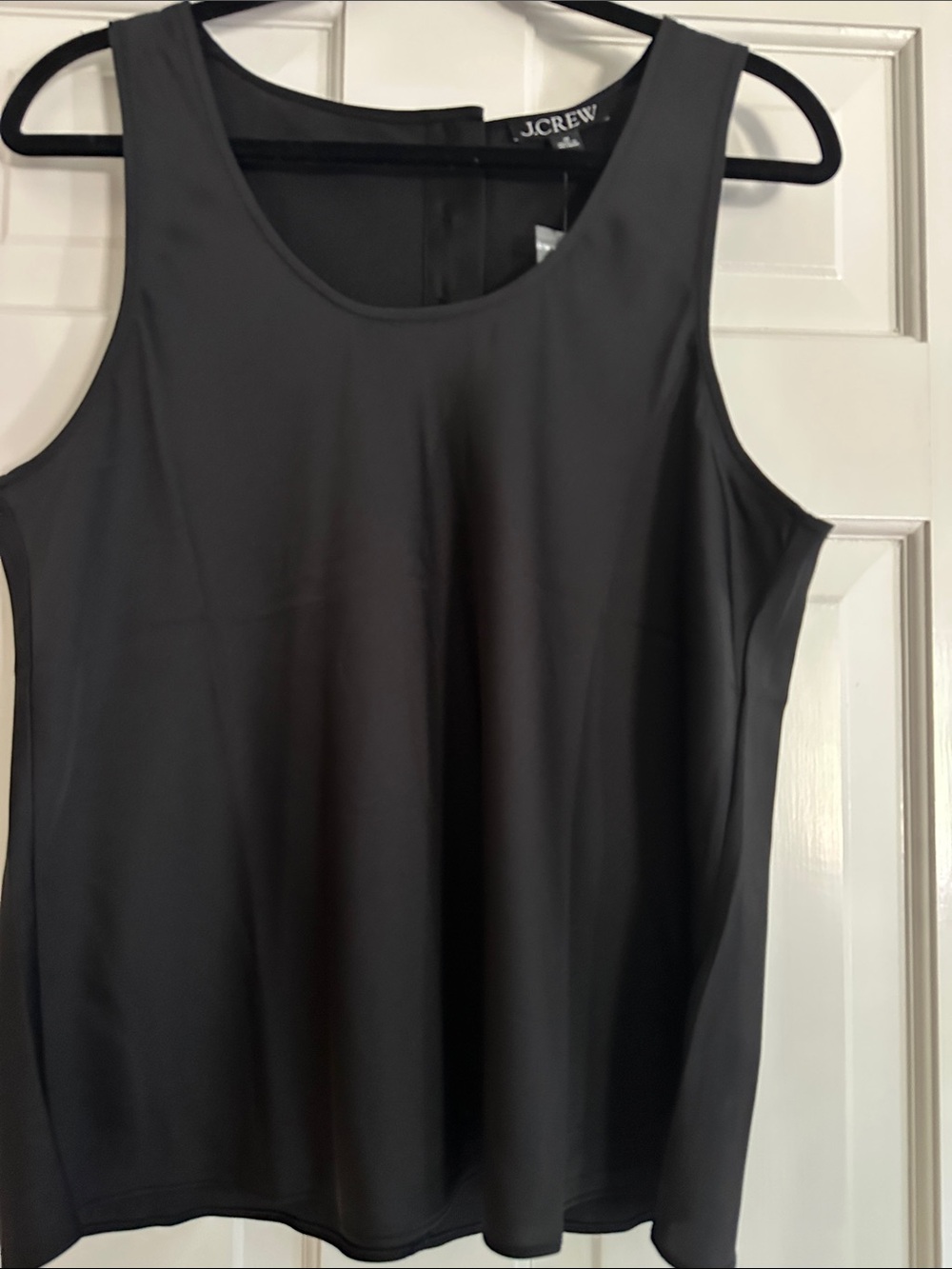J. Crew Black Sleeveless Scoop Neck Tank NWT